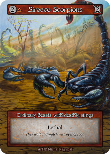320 / 402 – Beta - Sirocco Scorpions