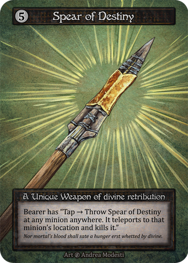 332 / 402 – Beta - Spear Of Destiny